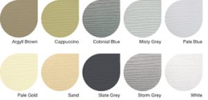 Freefoam Fortex cladding colours